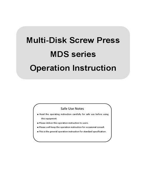 MDS operation, an explanation. 